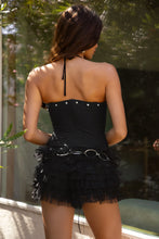 Load image into Gallery viewer, Kristi Lace Up Corset - Brown
