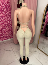 Load image into Gallery viewer, Zina Halter Jumpsuit - Beige
