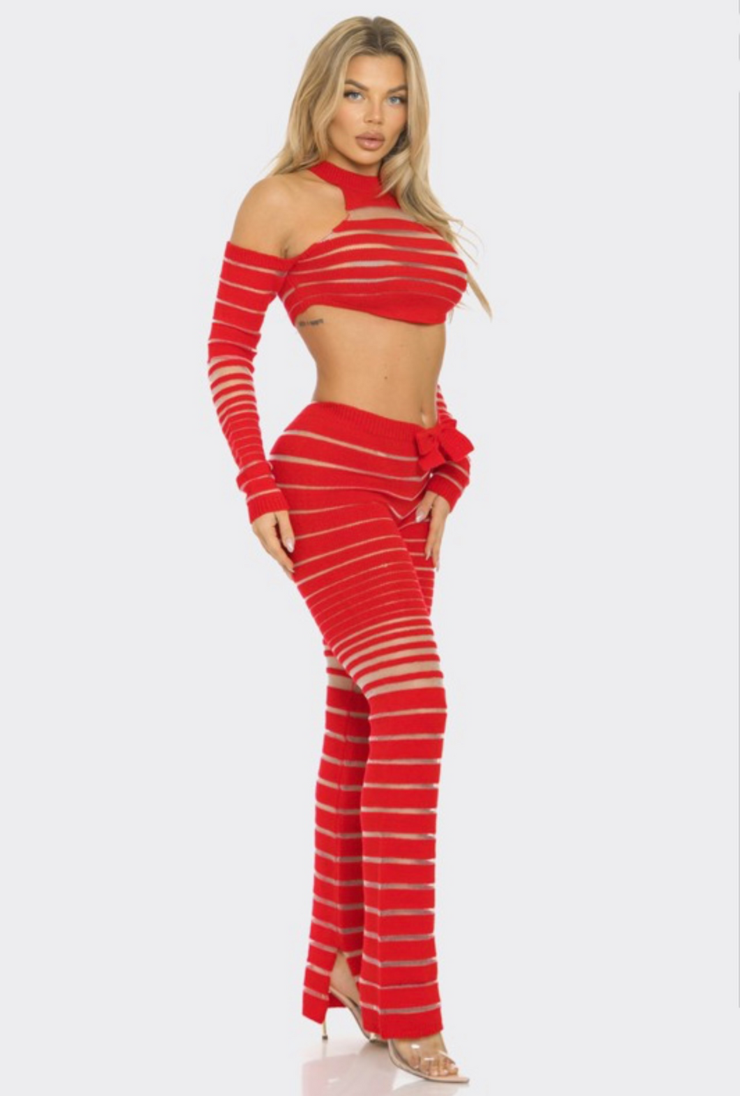 Riri Pants Set - Red