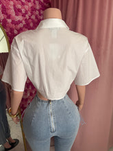 Load image into Gallery viewer, Xochi Poplin Shirt - White

