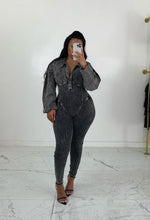 Load image into Gallery viewer, Xo Mineral Wash Jumpsuit
