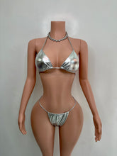 Load image into Gallery viewer, Metallic Bikini - Silver
