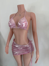 Load image into Gallery viewer, Metallic Bikini Set - Pink
