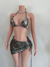 Load image into Gallery viewer, Metallic Bikini Set - Chrome
