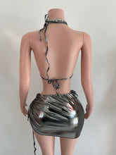 Load image into Gallery viewer, Metallic Bikini Set - Chrome
