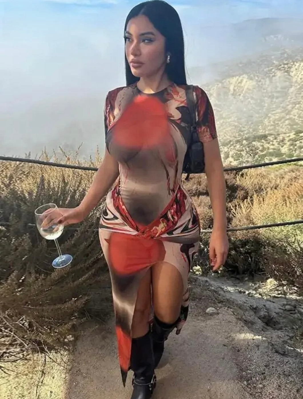 Manila Mesh Dress