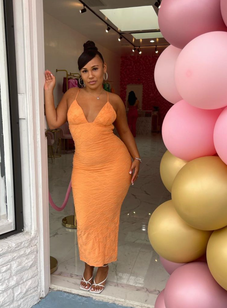 Sev Orange Maxi Dress