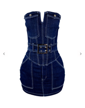 Load image into Gallery viewer, Monroe Denim Skirt Set
