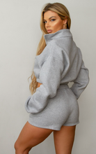 Load image into Gallery viewer, Adore Crop Sweatshirt - Gray
