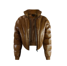 Load image into Gallery viewer, Caramel Puffer Jacket
