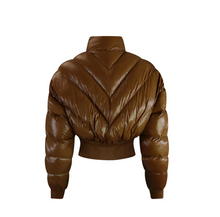 Load image into Gallery viewer, Caramel Puffer Jacket
