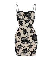 Load image into Gallery viewer, Flirty Floral Mini Dress
