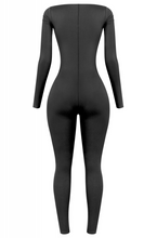 Load image into Gallery viewer, Celeste  Square Neck Jumpsuit - Black
