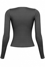 Load image into Gallery viewer, Luxe Long Sleeve Top - Black
