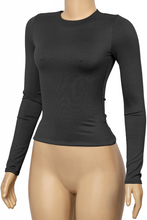 Load image into Gallery viewer, Luxe Long Sleeve Top - Black
