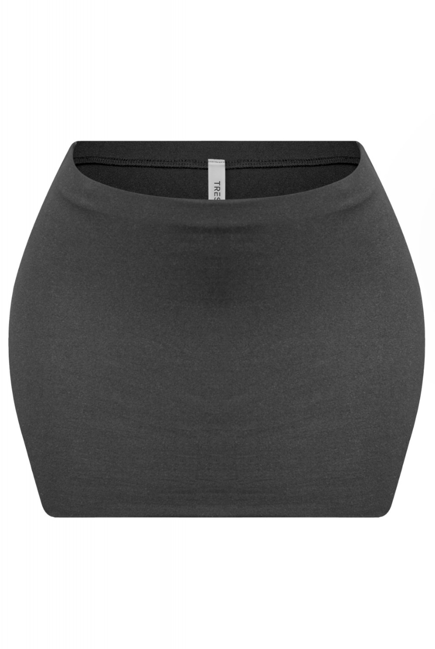 Luxe Basic Mini Skirt - Black