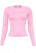 Load image into Gallery viewer, Luxe Long sleeve Top - Pink
