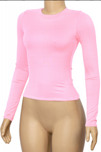 Load image into Gallery viewer, Luxe Long sleeve Top - Pink
