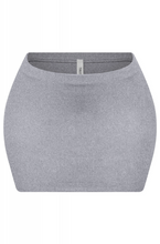 Load image into Gallery viewer, Luxe Basic Mini Skirt - Gray
