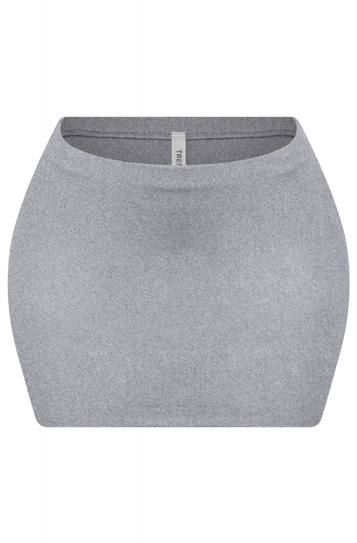 Luxe Basic Mini Skirt - Gray