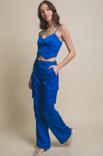 Load image into Gallery viewer, Silk Pants - Royal Blue
