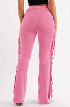 Load image into Gallery viewer, Fringe Pants - Pink
