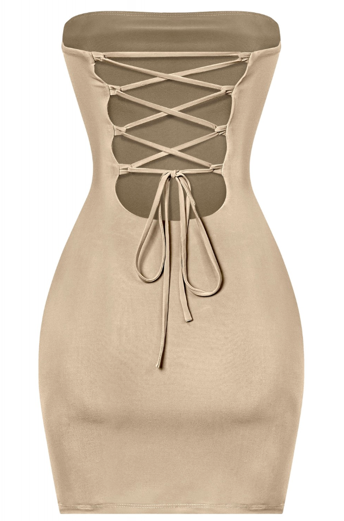 Demi Dress - Taupe