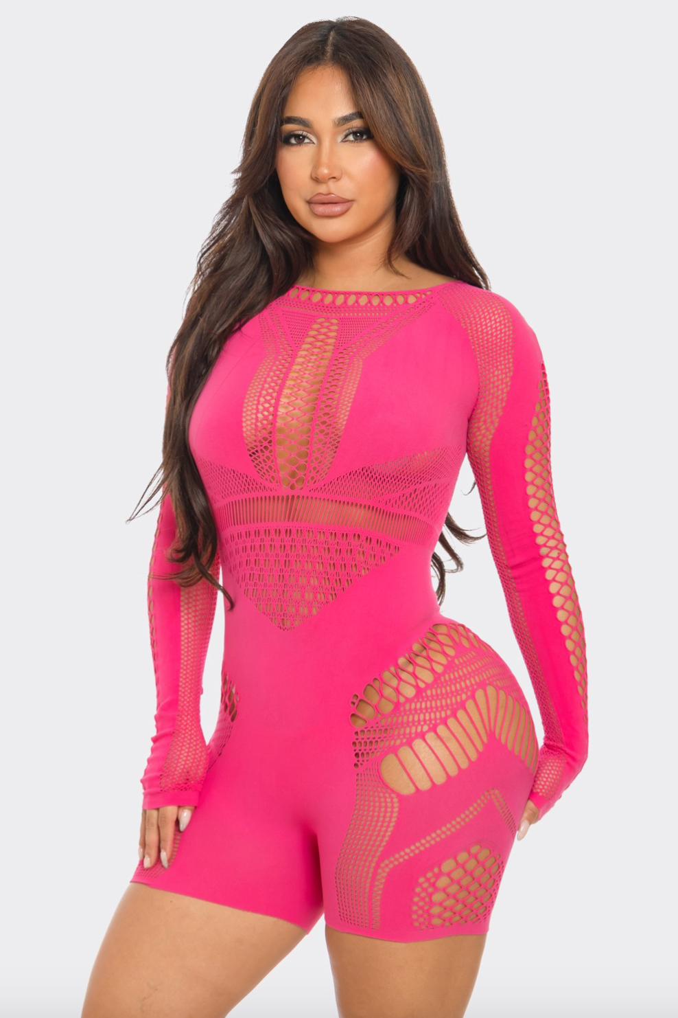 Arianna Romper - Pink