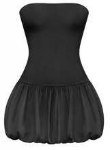 Load image into Gallery viewer, Kaiya Bubble Dress - Black
