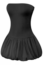 Load image into Gallery viewer, Kaiya Bubble Dress - Black
