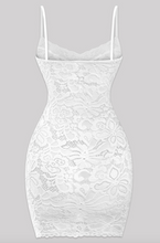 Load image into Gallery viewer, Lace Mini Dress - White
