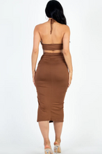 Load image into Gallery viewer, Jenna Skirt Set - Brown
