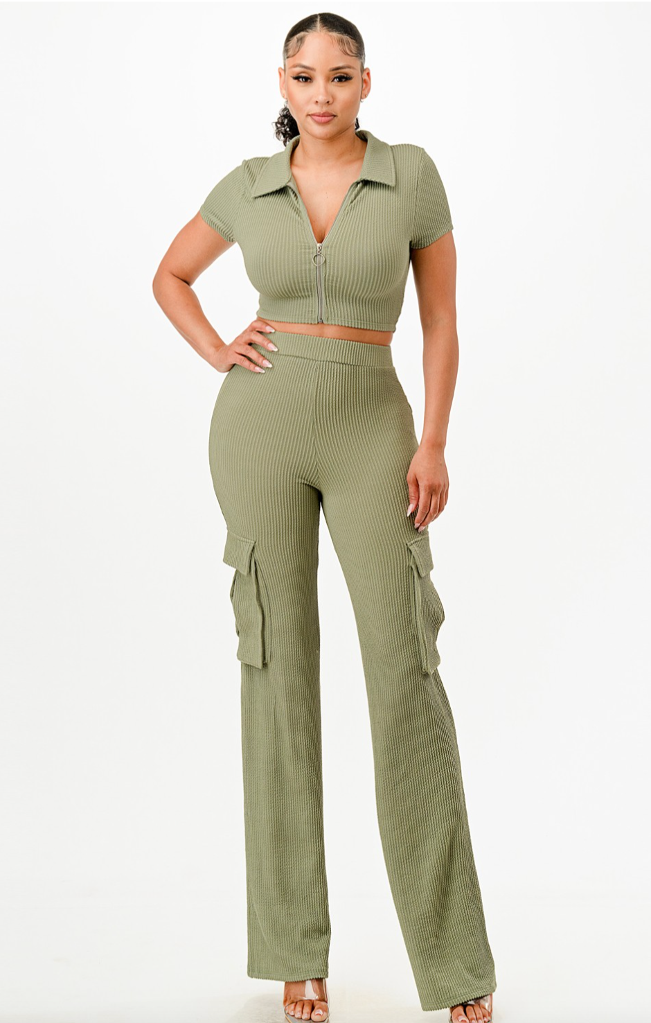 Nena Set - Olive Green