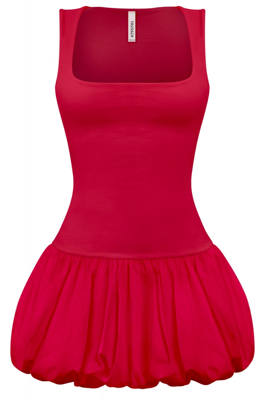 Bubble Dress - Red