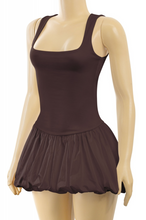 Load image into Gallery viewer, Bubble Dress - Brown
