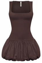 Load image into Gallery viewer, Bubble Dress - Brown
