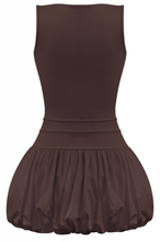 Load image into Gallery viewer, Bubble Dress - Brown
