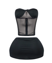 Load image into Gallery viewer, Cutesy Mesh Corset Skirt Set
