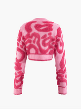 Load image into Gallery viewer, Callie Fluffy Knit Cardigan - Pink
