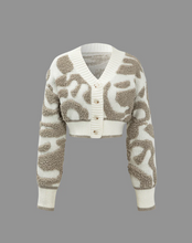 Load image into Gallery viewer, Callie Fluffy Knit Cardigan - Tan
