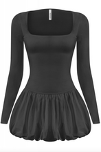 Load image into Gallery viewer, Bailey Bubble Dress - Black

