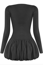 Load image into Gallery viewer, Bailey Bubble Dress - Black
