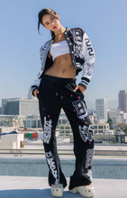 Load image into Gallery viewer, Adore Crop Varsity Jacket - Black
