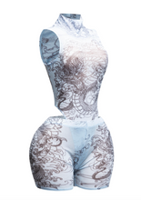 Load image into Gallery viewer, Chyna Blue Shorts Set
