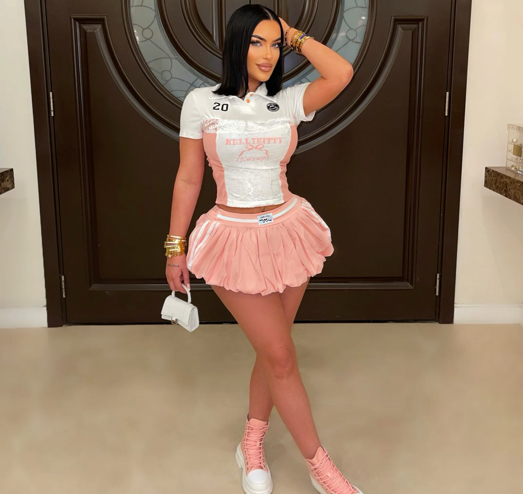 Josie Pink Skirt Set