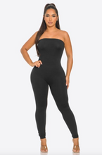 Load image into Gallery viewer, Shay Strapless Jumpsuit - Brown
