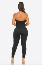 Load image into Gallery viewer, Shay Strapless Jumpsuit - Black

