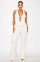 Load image into Gallery viewer, Jolie Cowl Jumpsuit - Beige
