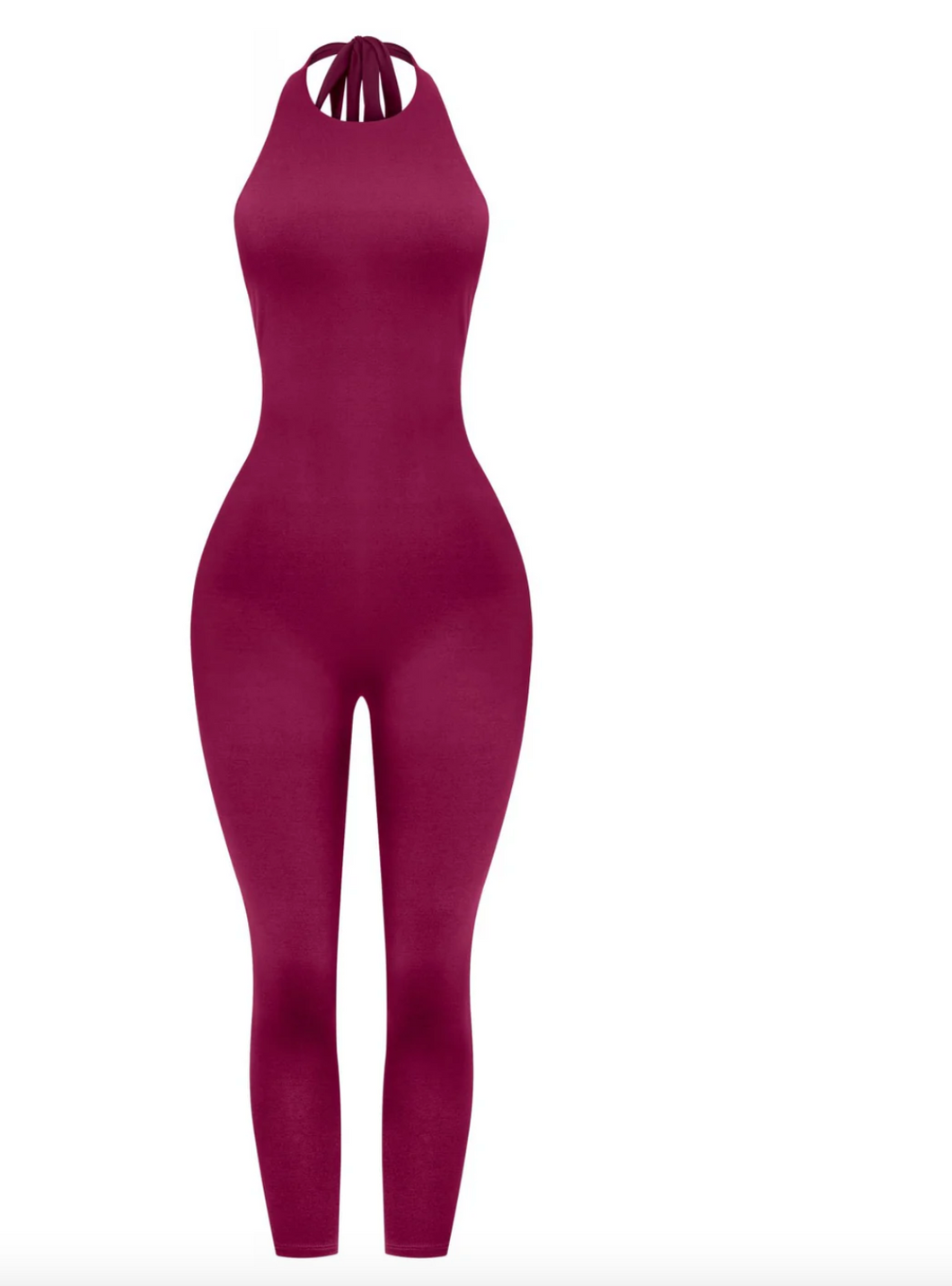 Prissy Jumpsuit- Burgundy