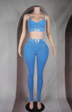 Load image into Gallery viewer, Jazzy Leggings Set - Blue
